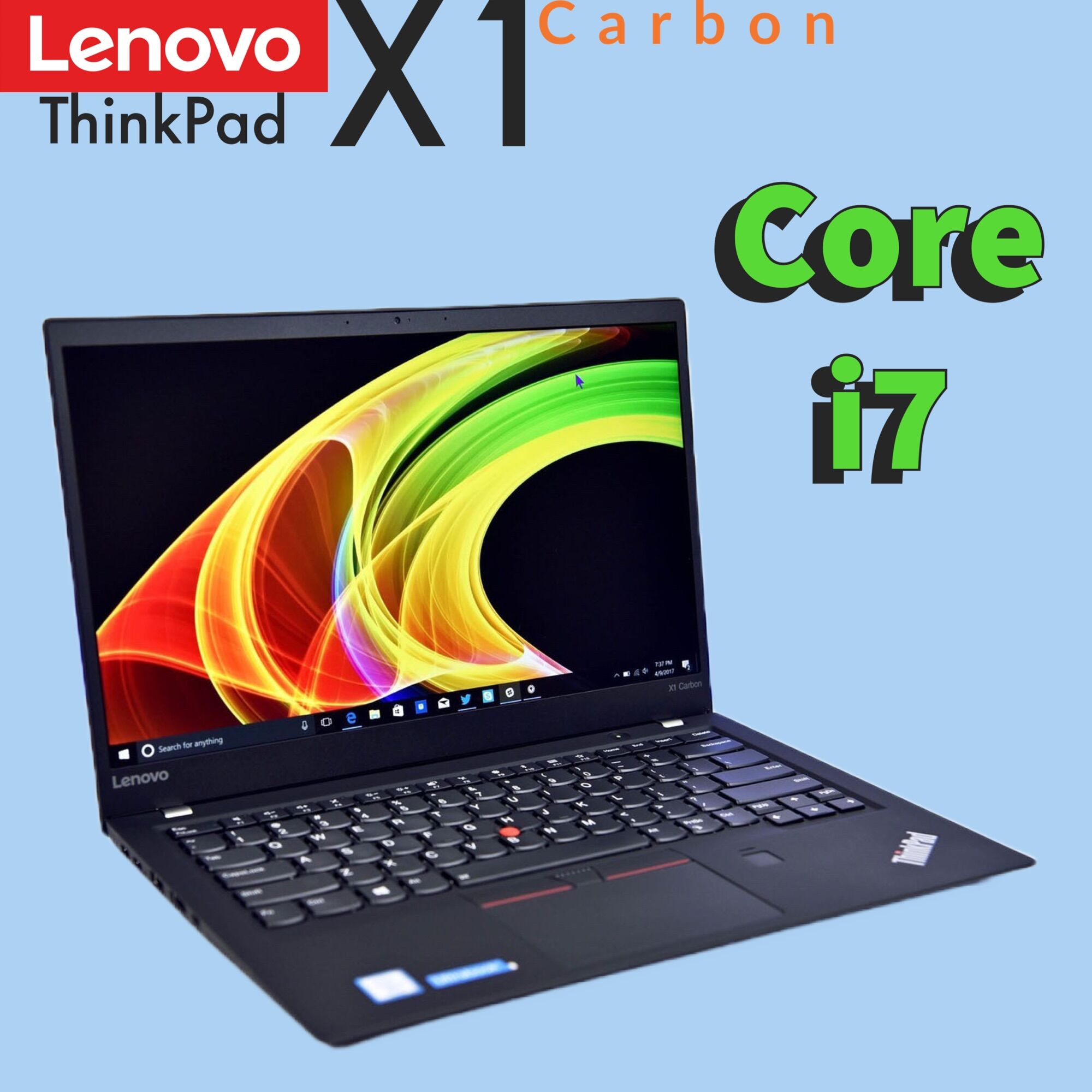 Laptop lenovo thinkpad x1 carbon core i7-4500u, 8gb ram, 256gb ssd, 14” hd vỏ carbon cao cấp siêu cứng siêu mỏng nhẹ