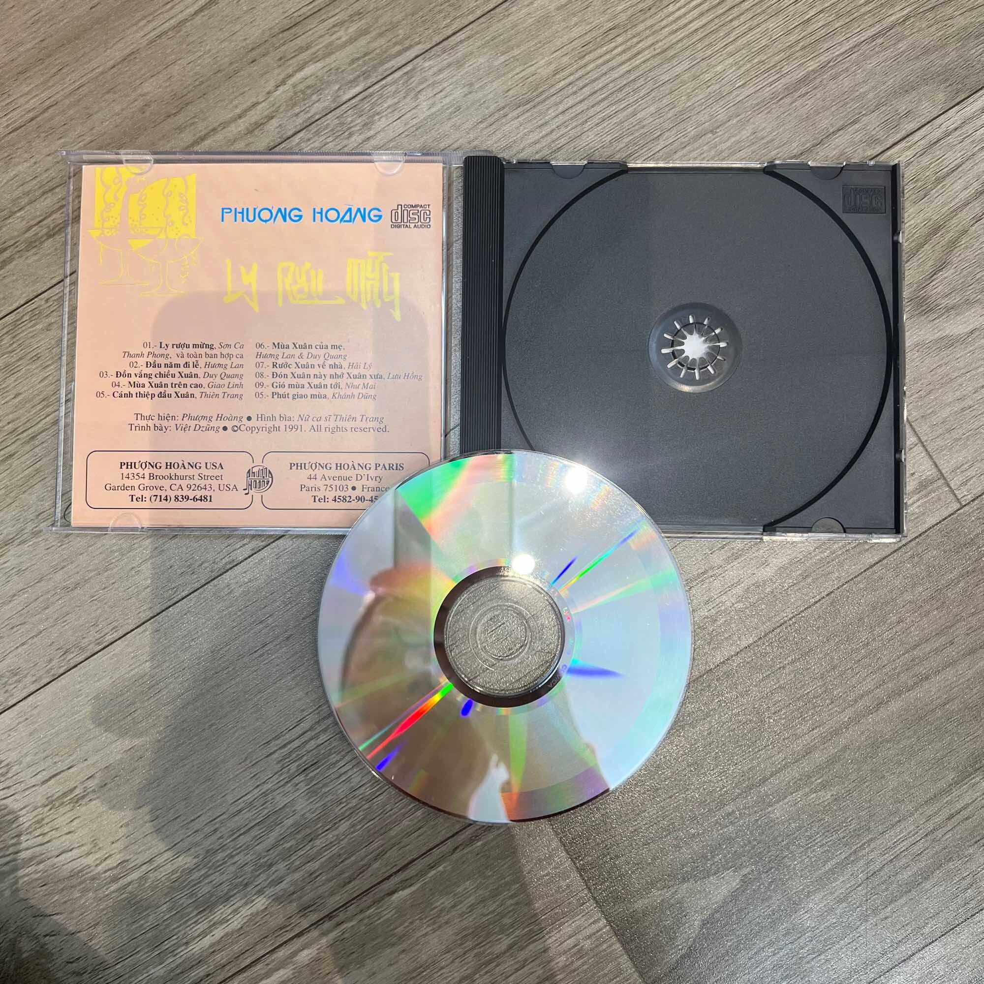 Đĩa CD nhạc xuân LY RƯỢU MỪNG
