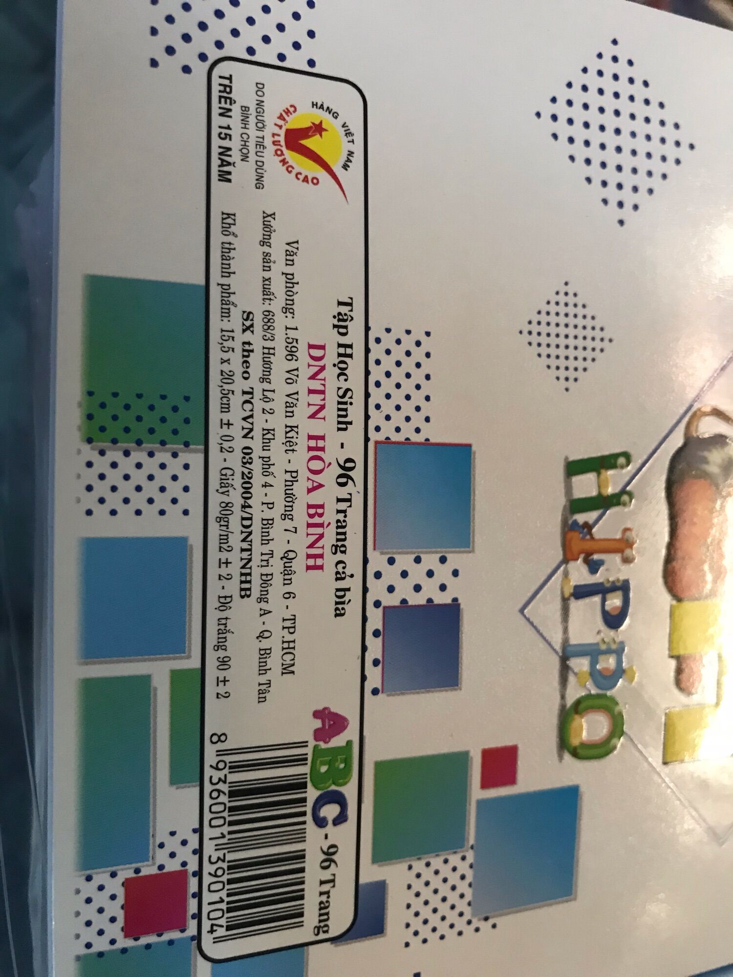 [HCM]Set 5 Quyển Tập 4 Ô Li ABC Hoà Bình