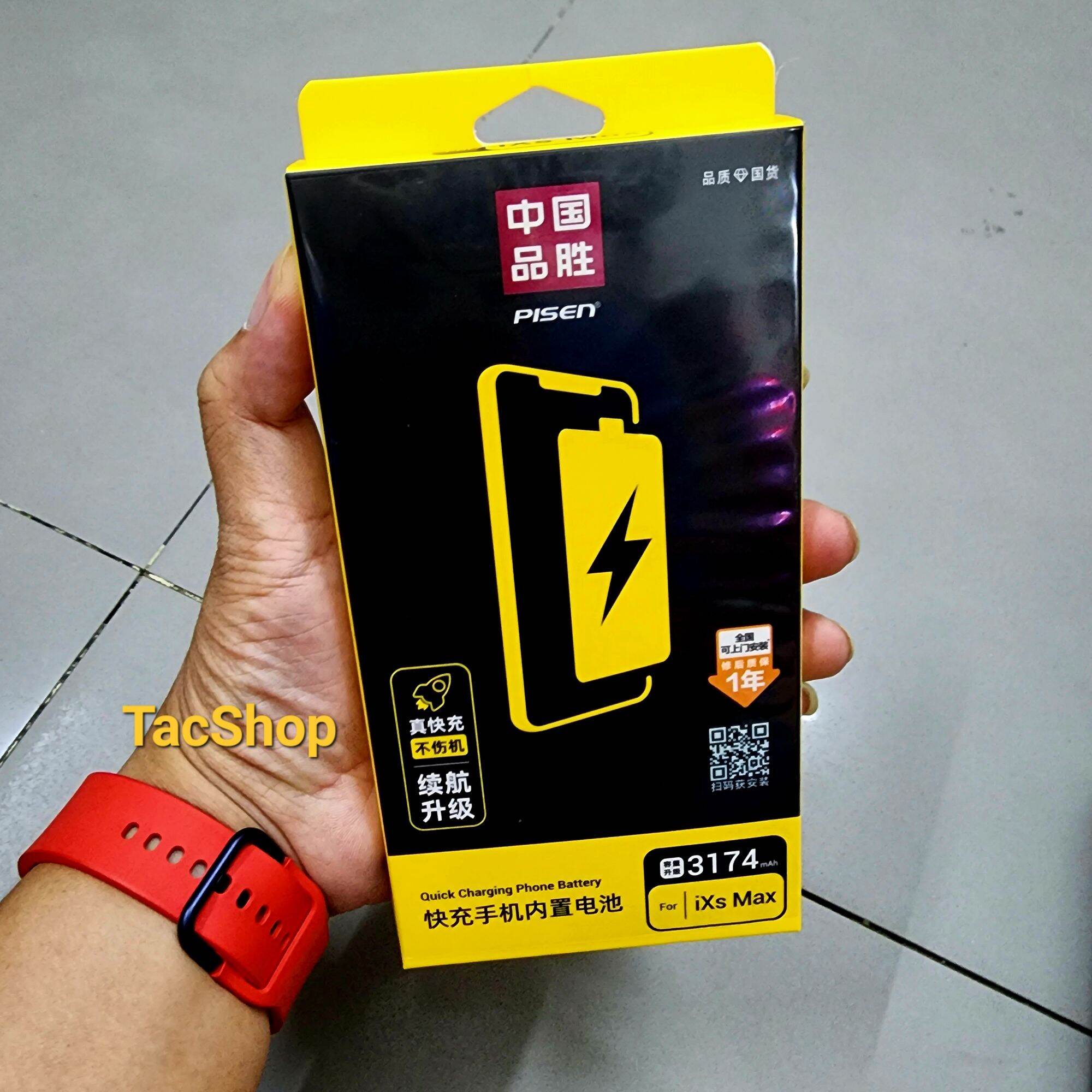 Pin pisen i xs max dung lượng 3174mah