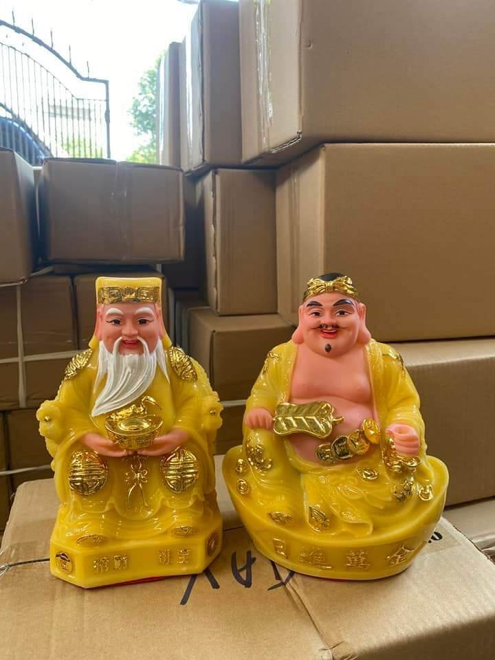 bộ tôn tượng thần tài thổ địa đá