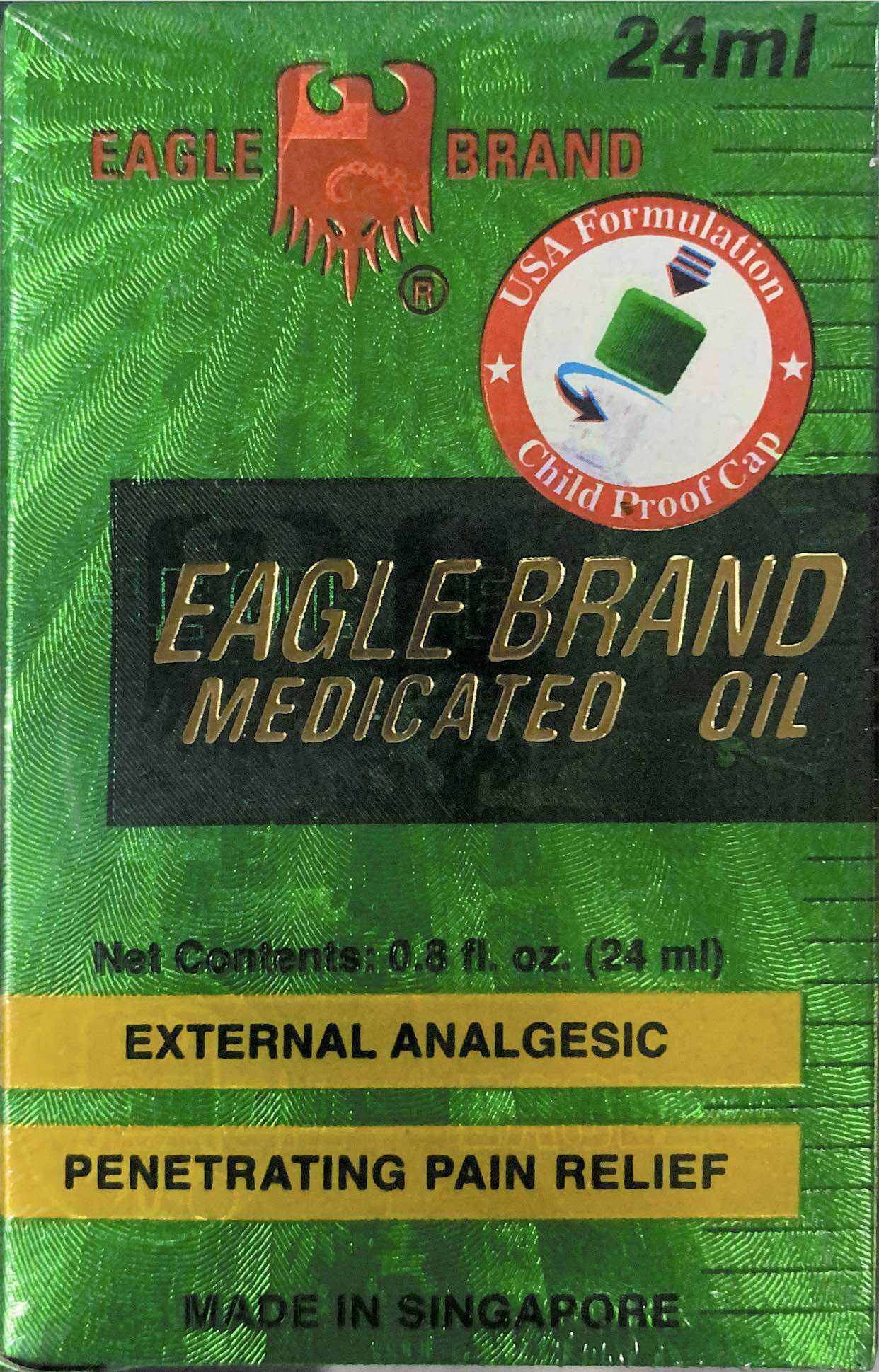 Dầu xanh 2 nắp Mỹ chính hãng chai 24ml