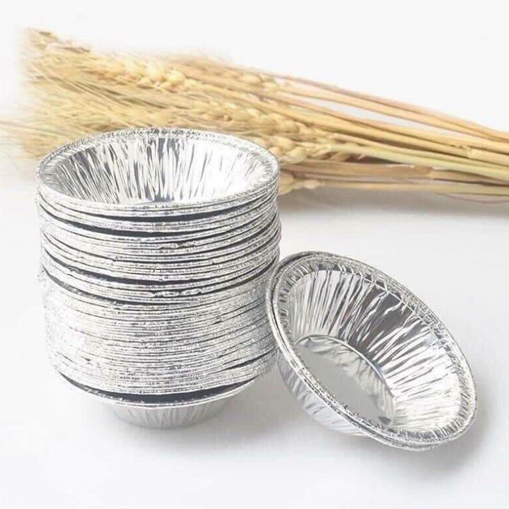 [Q11] Set 10-250 Chén Lá Bạc( tart trứng, nướng hàu, ốc, …)