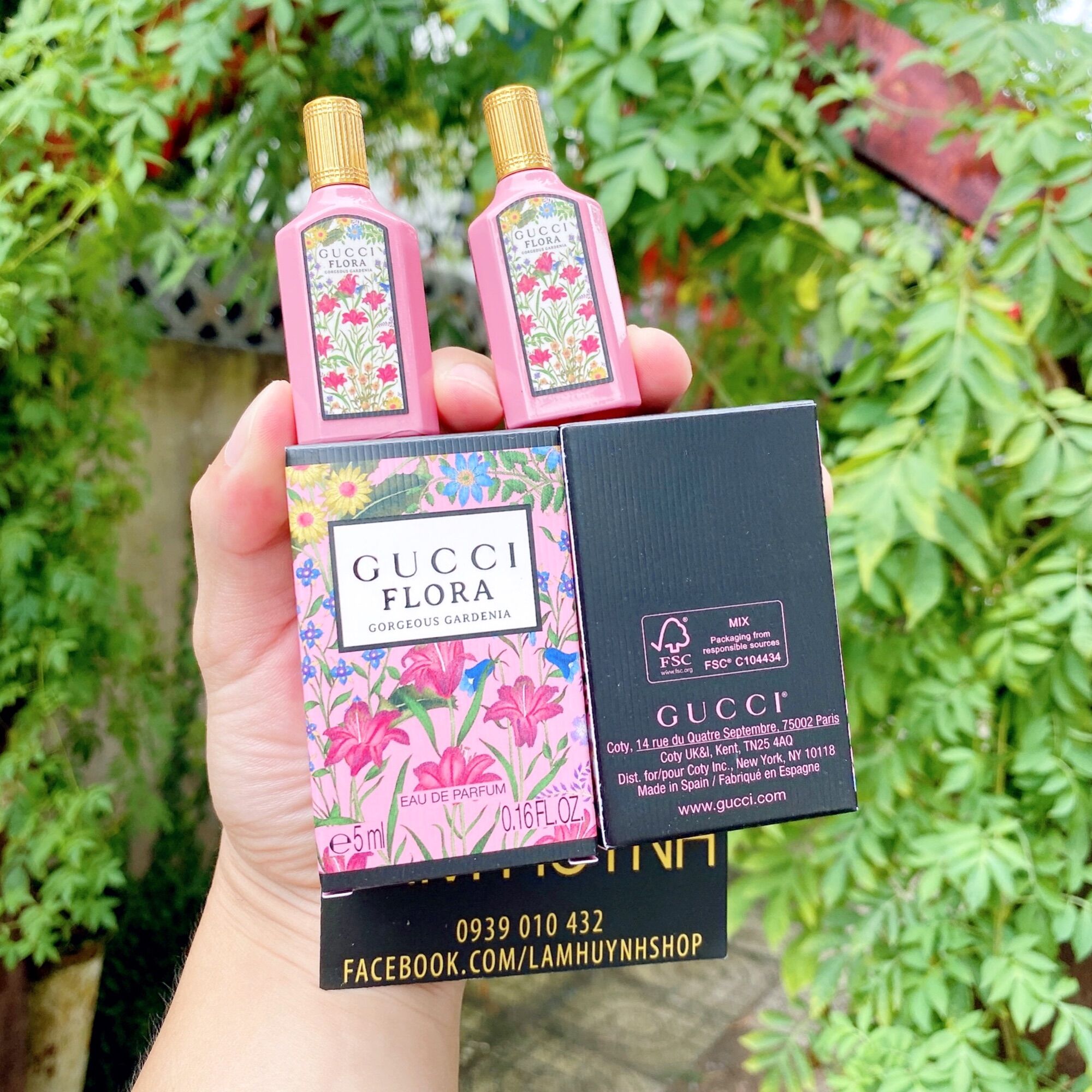 [ NEW 2021] Nước hoa mini GUCCI FLORA GORGEOUS GARDENIA 5ml