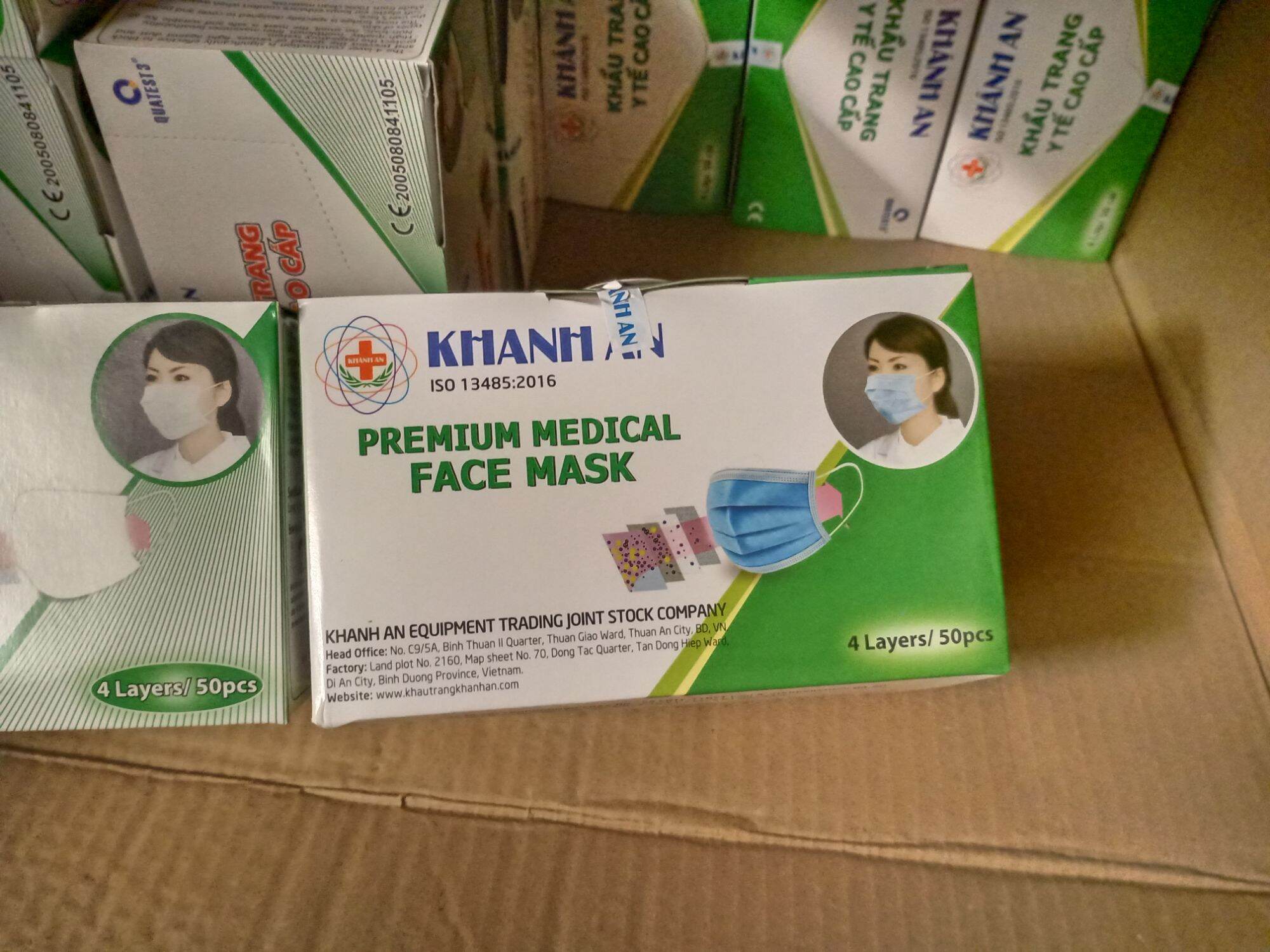 Khẩu trang y tế khánh an hộp 50 cái