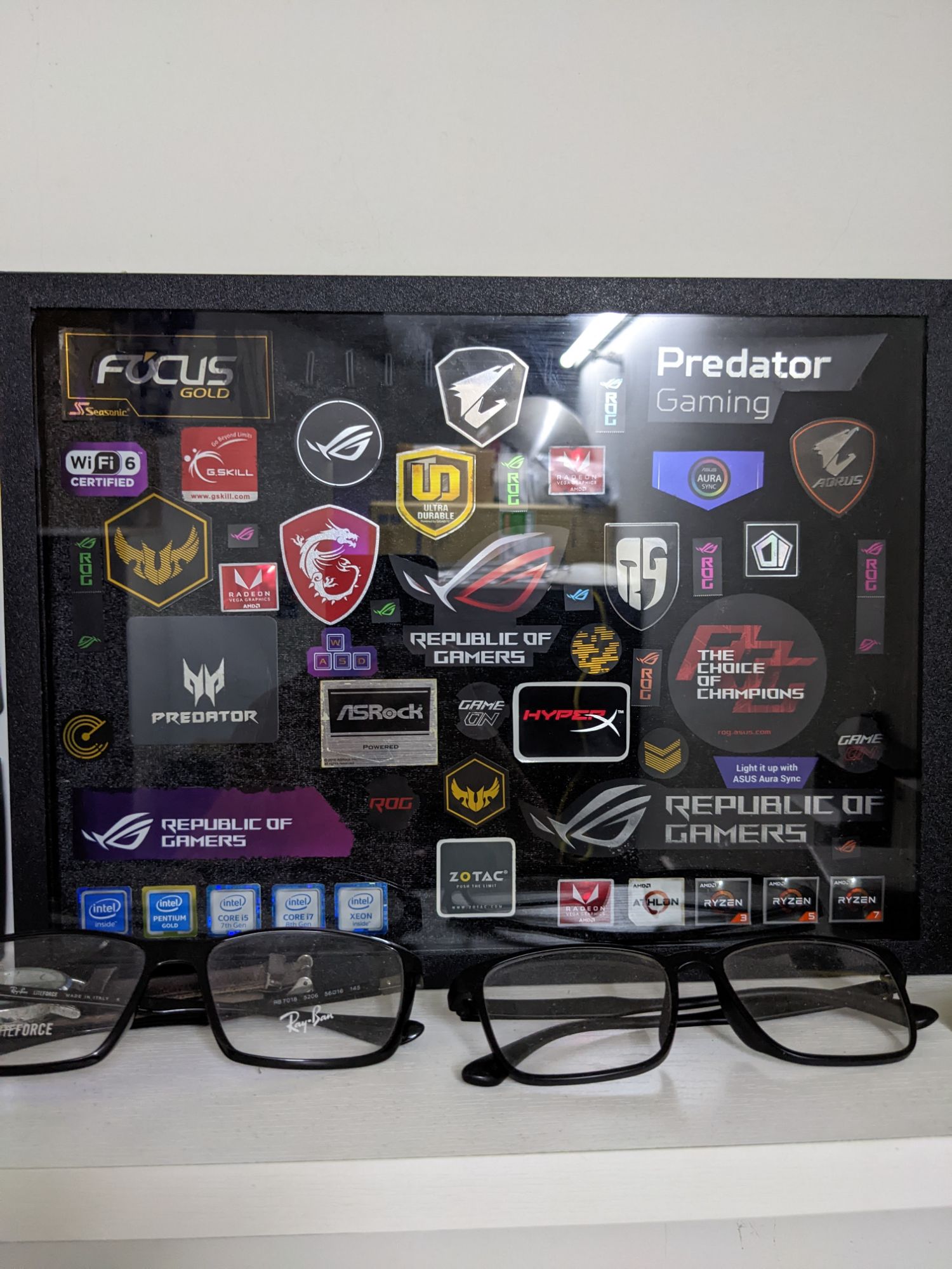 Sticker Logo MSI chính hãng decor laptop pc