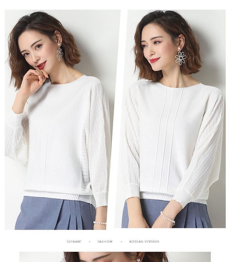 Áo len cánh dơi thiết kế ly ngực nữ tính