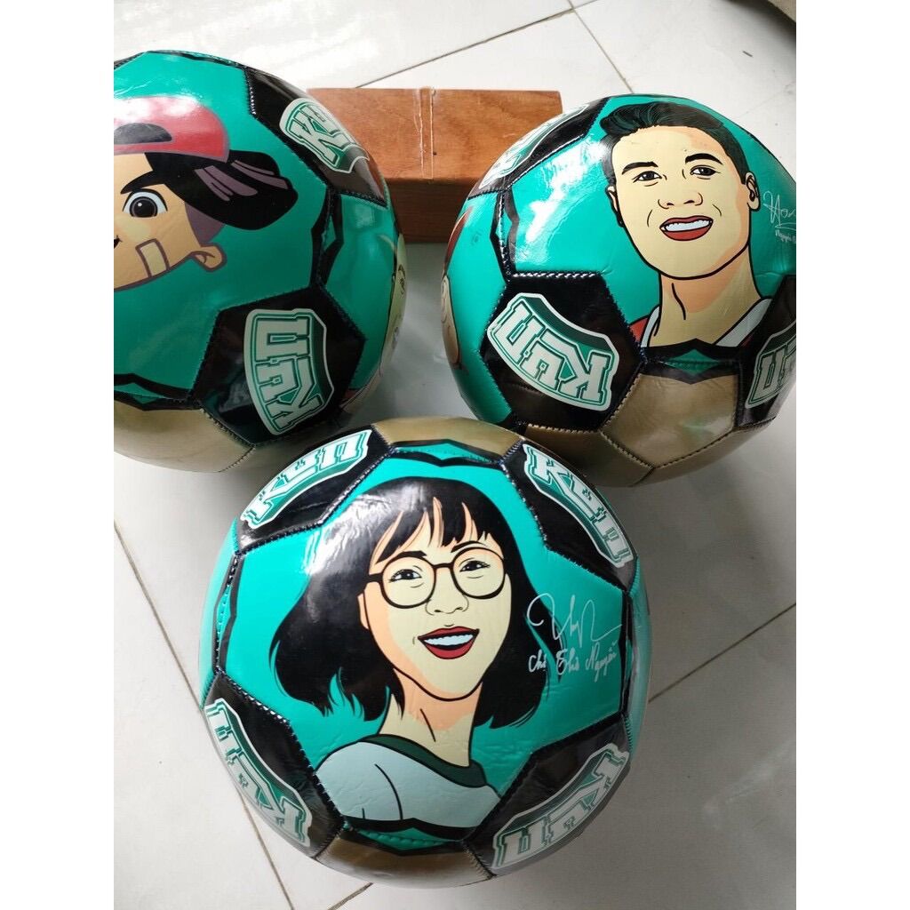 BÓNG KUN SIZE 5 - QUÀ TẶNG SỮA KUN ( BÓNG + TÚI LƯỚI + KIM BƠM )