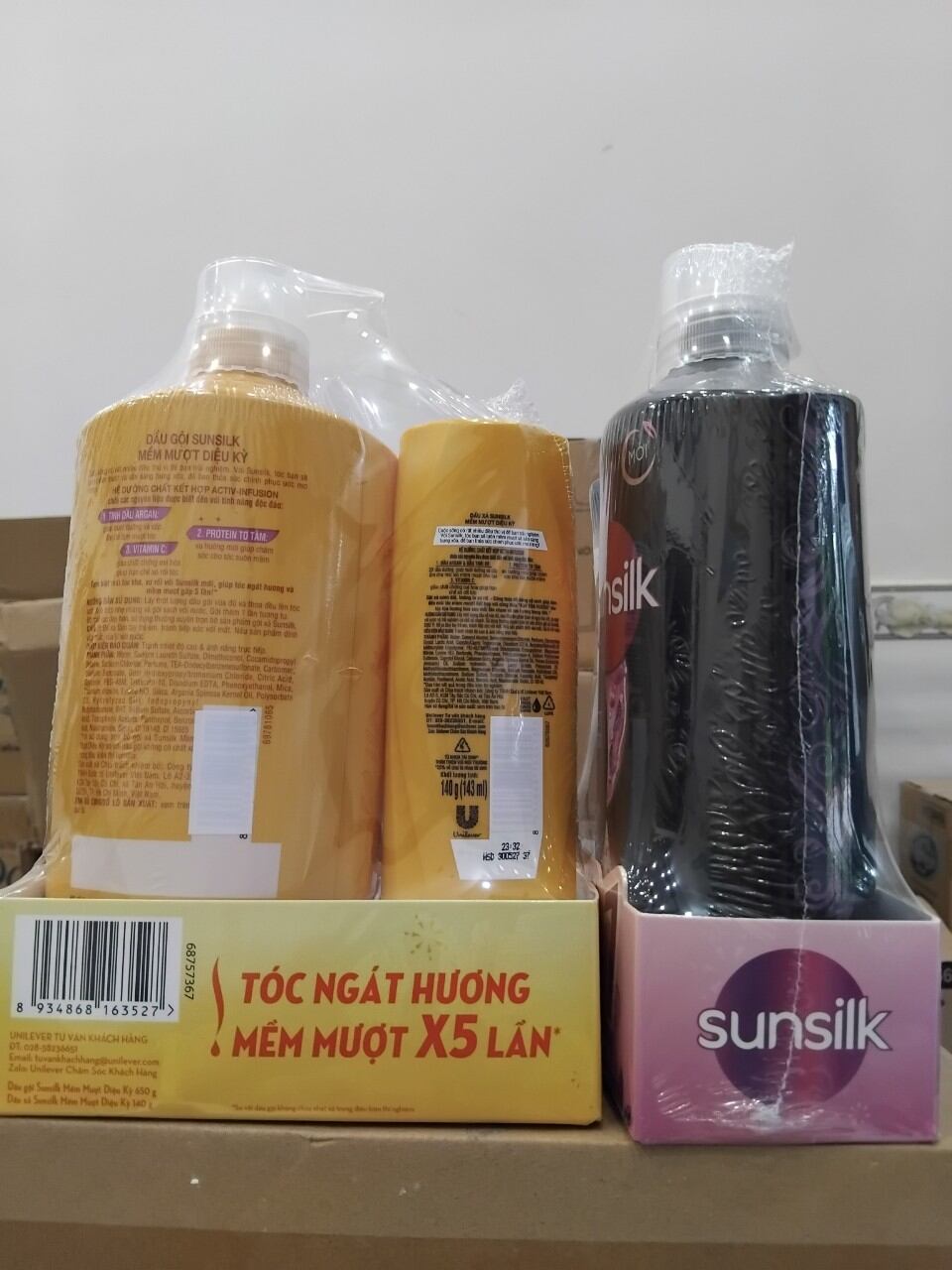 Sunsilk Hair Smoothing Shampoo 650g (Free 140g)