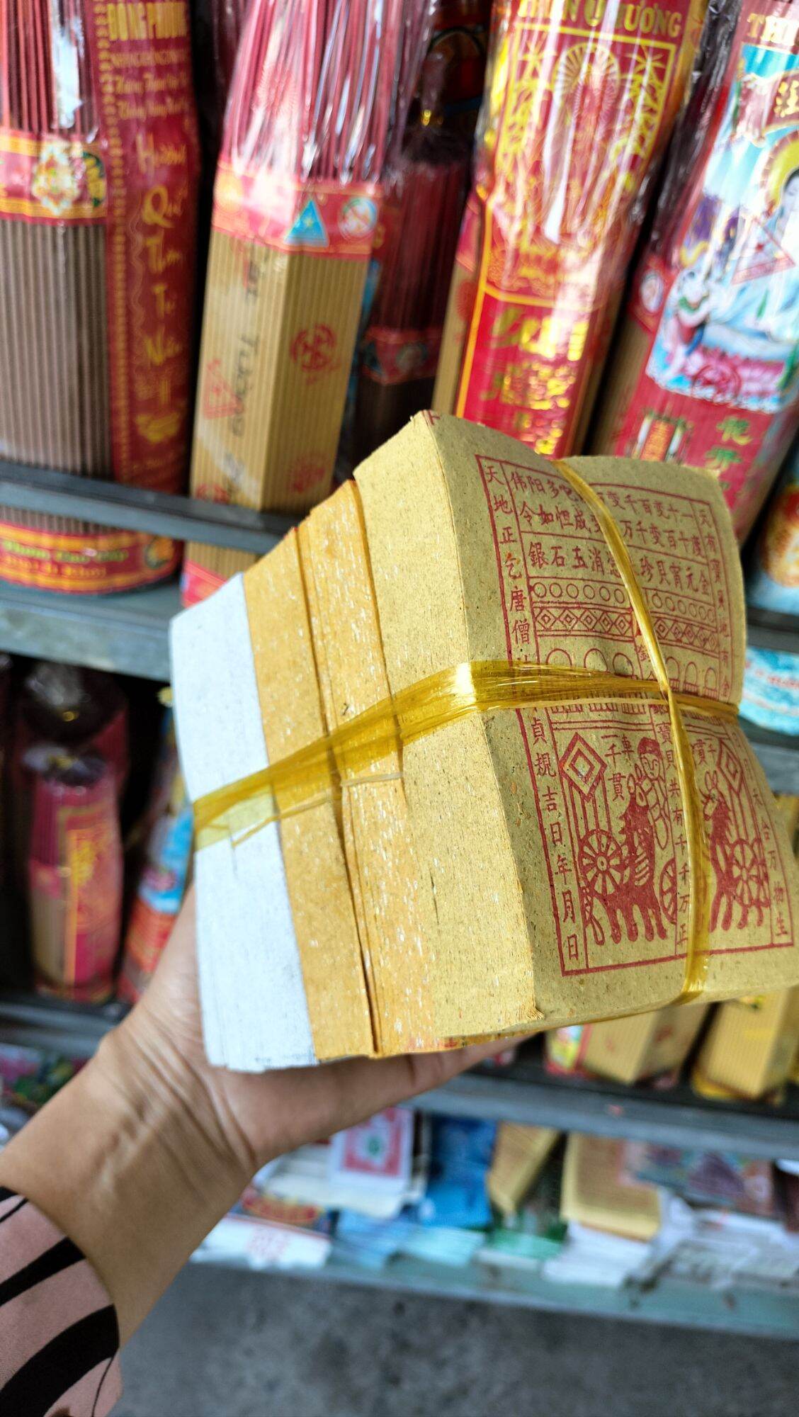 Giấy tiền tán 5 loại /giấy cúng tiền cổ xưa