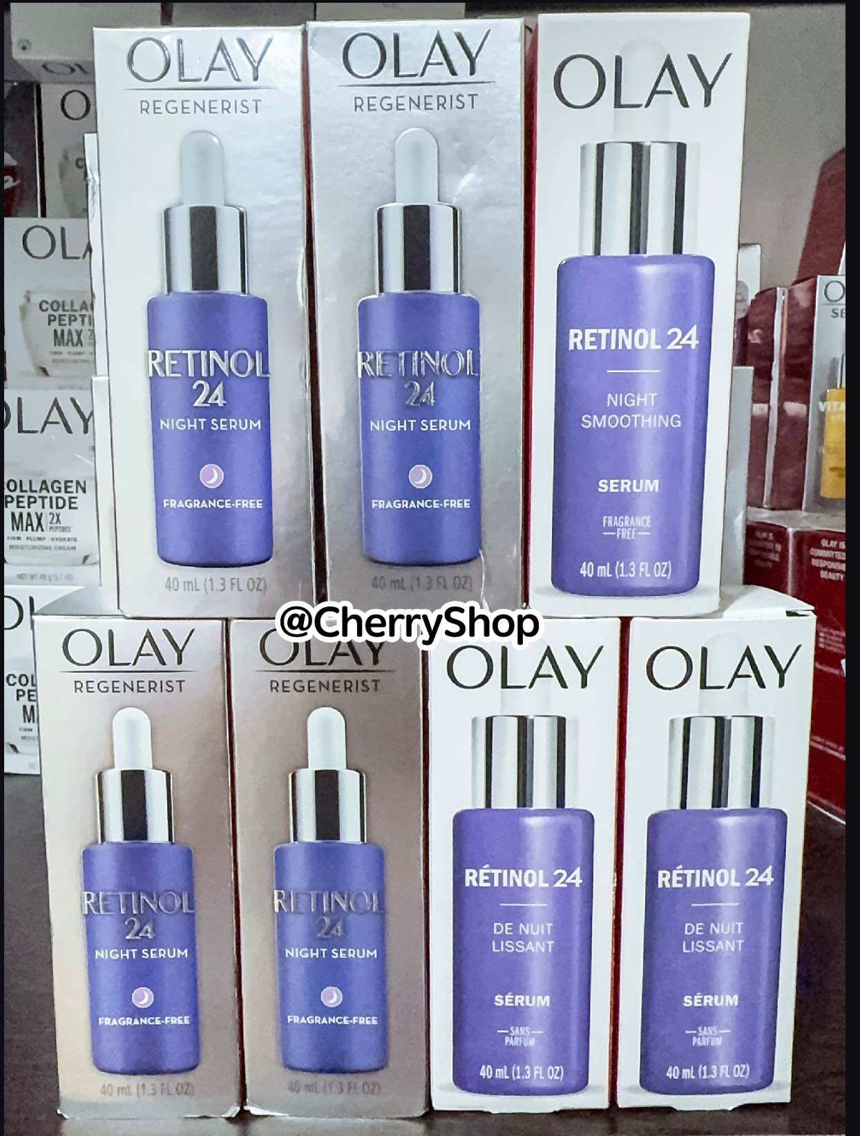Tinh chất serum trắng da và cấp ẩm Olay Regenerist Retinol 24 Night