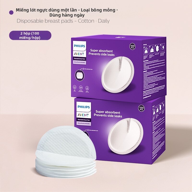 Avent | Miếng Đệm Cho Con Bú Một Lần Chống Rò Rỉ