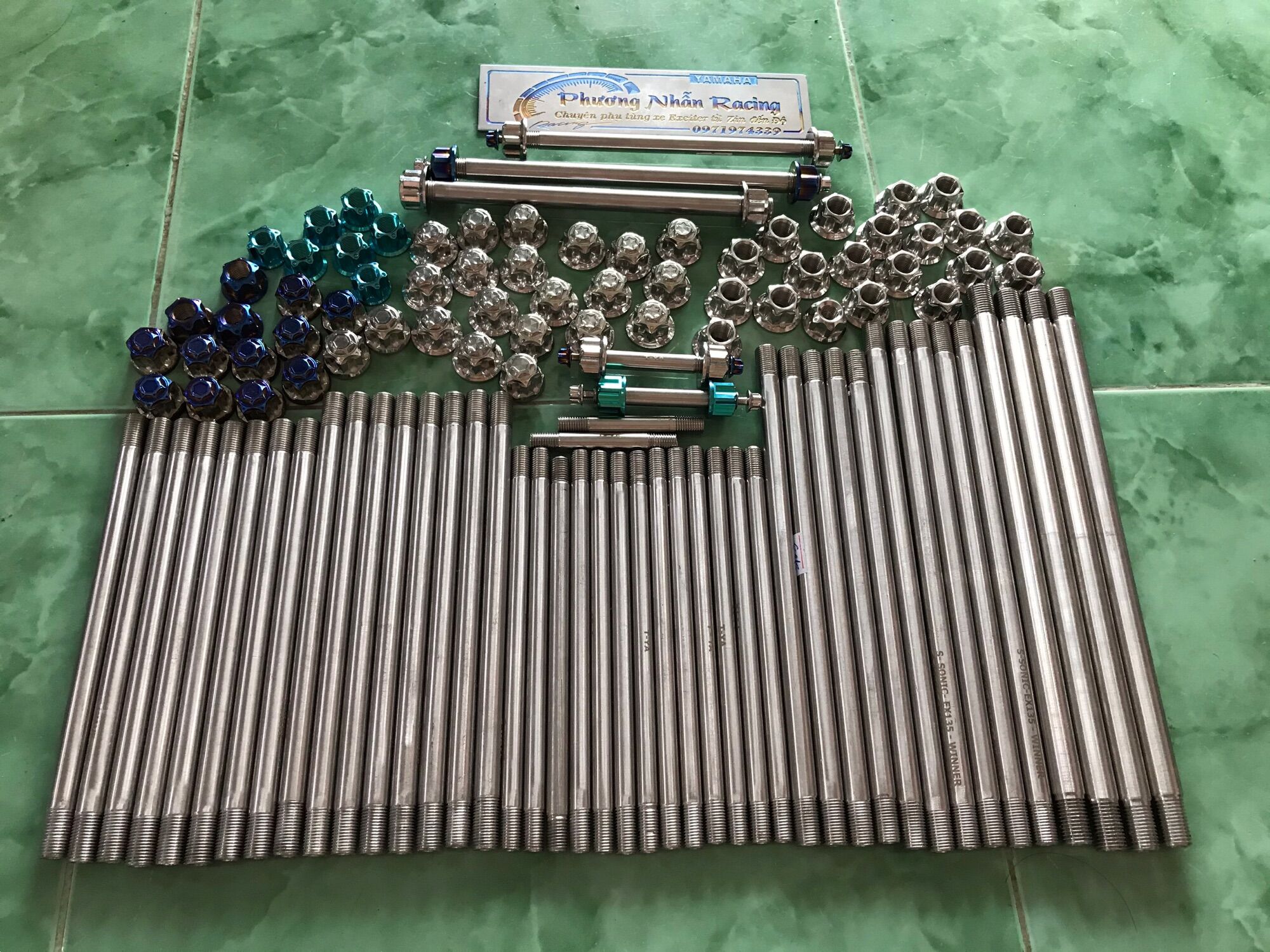Cốt bánh, cốt phuộc, tán pít Salaya gắn Ex2006-2010