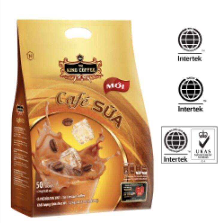 Cà phê sữa hoà tan KING Coffee ( Túi 50 gói x24g ) 5200090