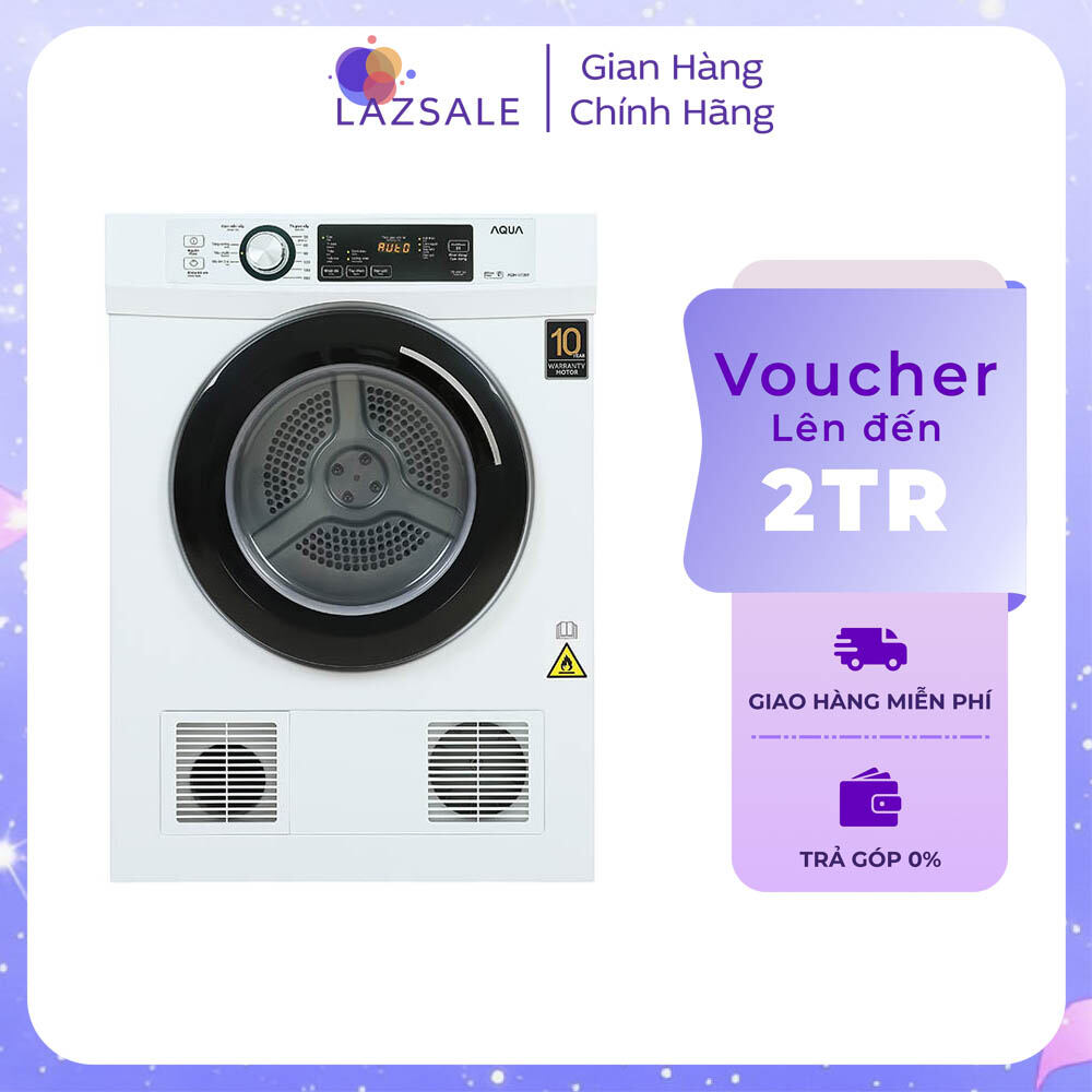Máy sấy thông hơi Aqua 7 kg AQH-V700F - AQH-V700F.W - Chống nhăn