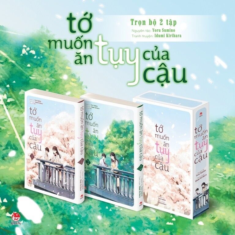 Boxset tớ muốn ăn tuỵ của cậu - combo 2 tập full seal