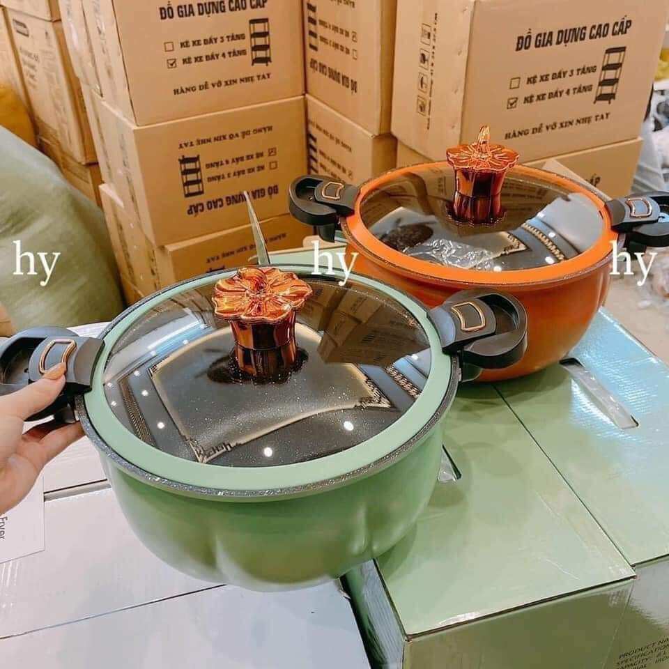 Nồi áp suất bí ngô chống dính 8 lít