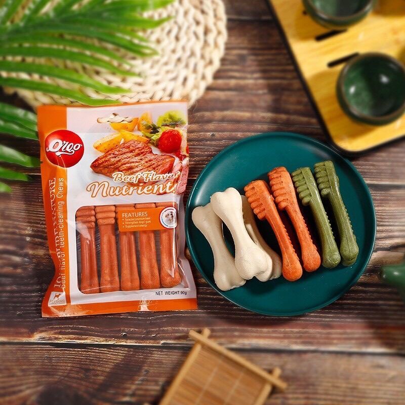 Xương gặm orgo sạch răng dành cho cún