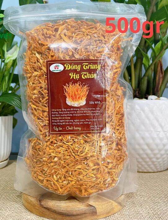 500g đông trùng hạ thảo khô sấy thăng hoa tốt cho sức khỏe cao cấp