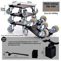 YUHANZHE | Công Cụ Di Chuyển Đồ Gỗ Có Bánh Xoay