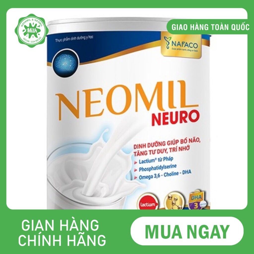 Sữa bột Neomil Neuro 900g - FREESHIP - Dinh dưỡng giúp bổ não tăng tư duy và trí nhớ