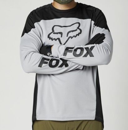 Áo fox defend grey/black long sleeve