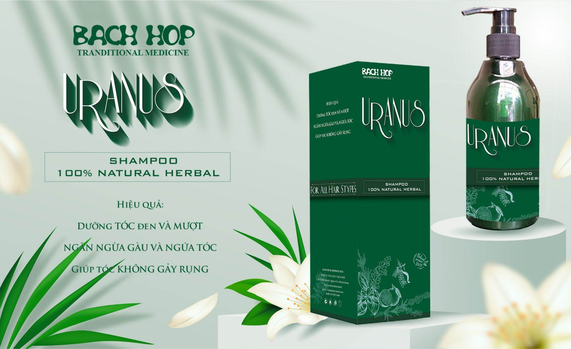 Dầu Gội Thảo Mộc Uranus 300ml