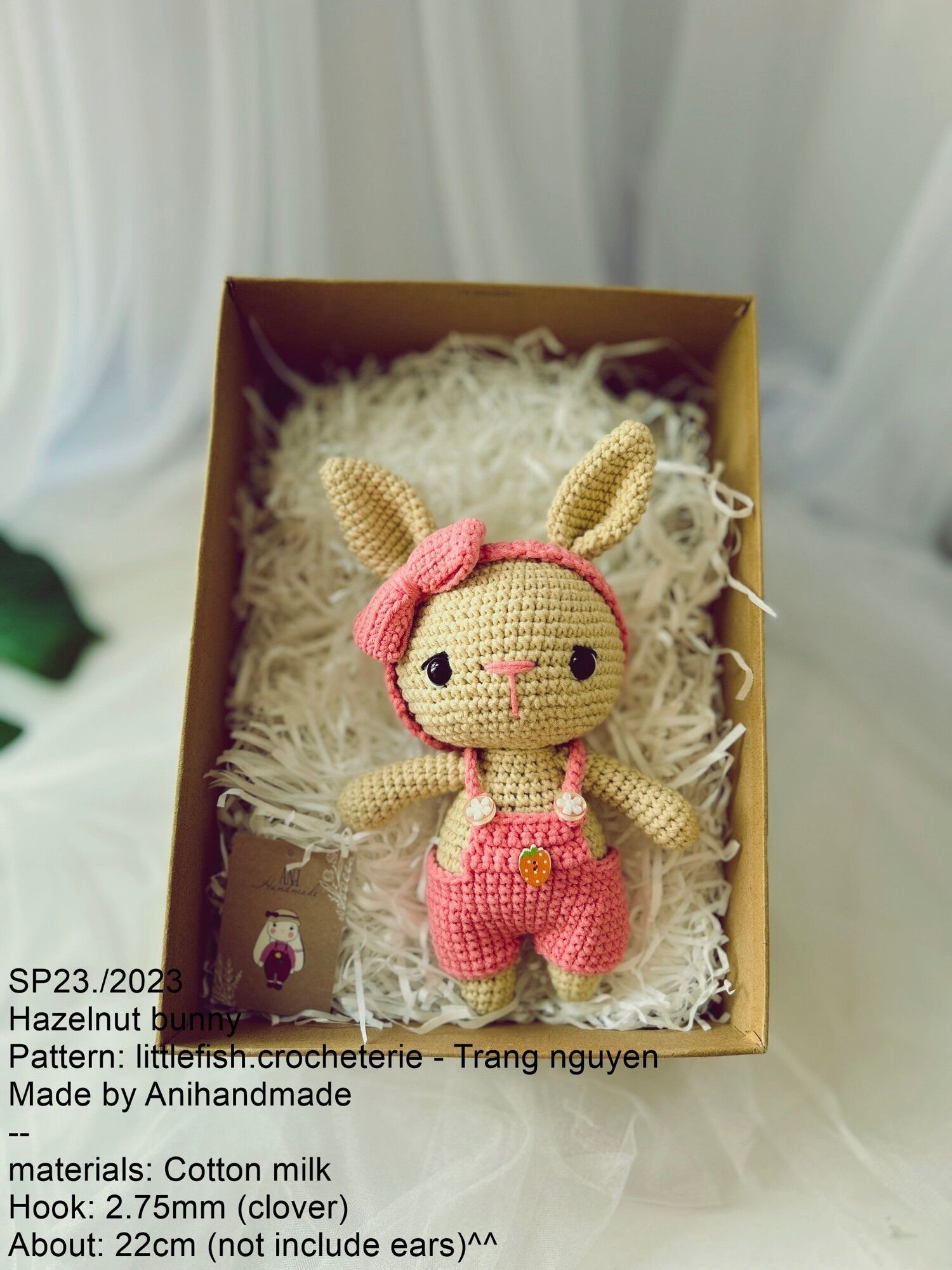 Thỏ len handmade