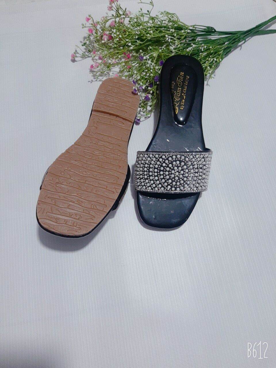 Ảnh thật dép quai ngang nữ đế bệt size 34 đến bigsize 40, 41, 42, 43, 44