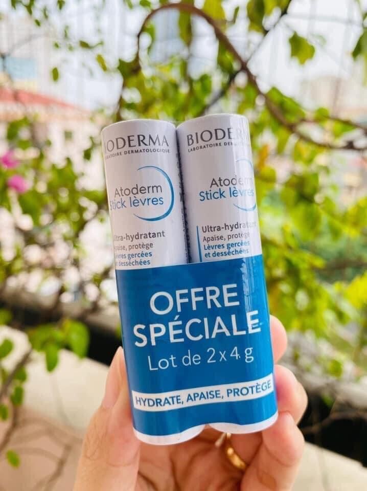 Son dưỡng môi Bioderma của Pháp thành phần tự nhiên dưỡng môi mềm mại