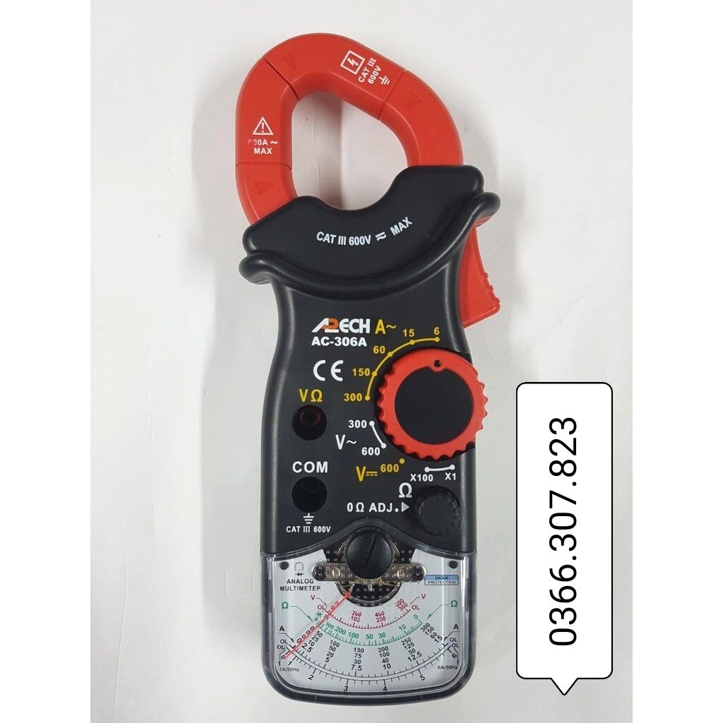 [HCM]Ampe kìm hiển thị kim APECH AC-306A (300A)