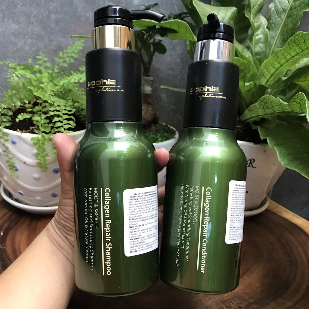 Dầu gội xả phục hồi tóc hư tổn Sophia 500mlx2
