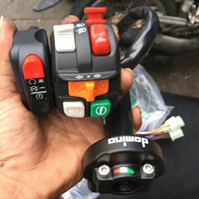Combo cùm honewell cùm domino cùm công tắc gắn mọi dòng xe