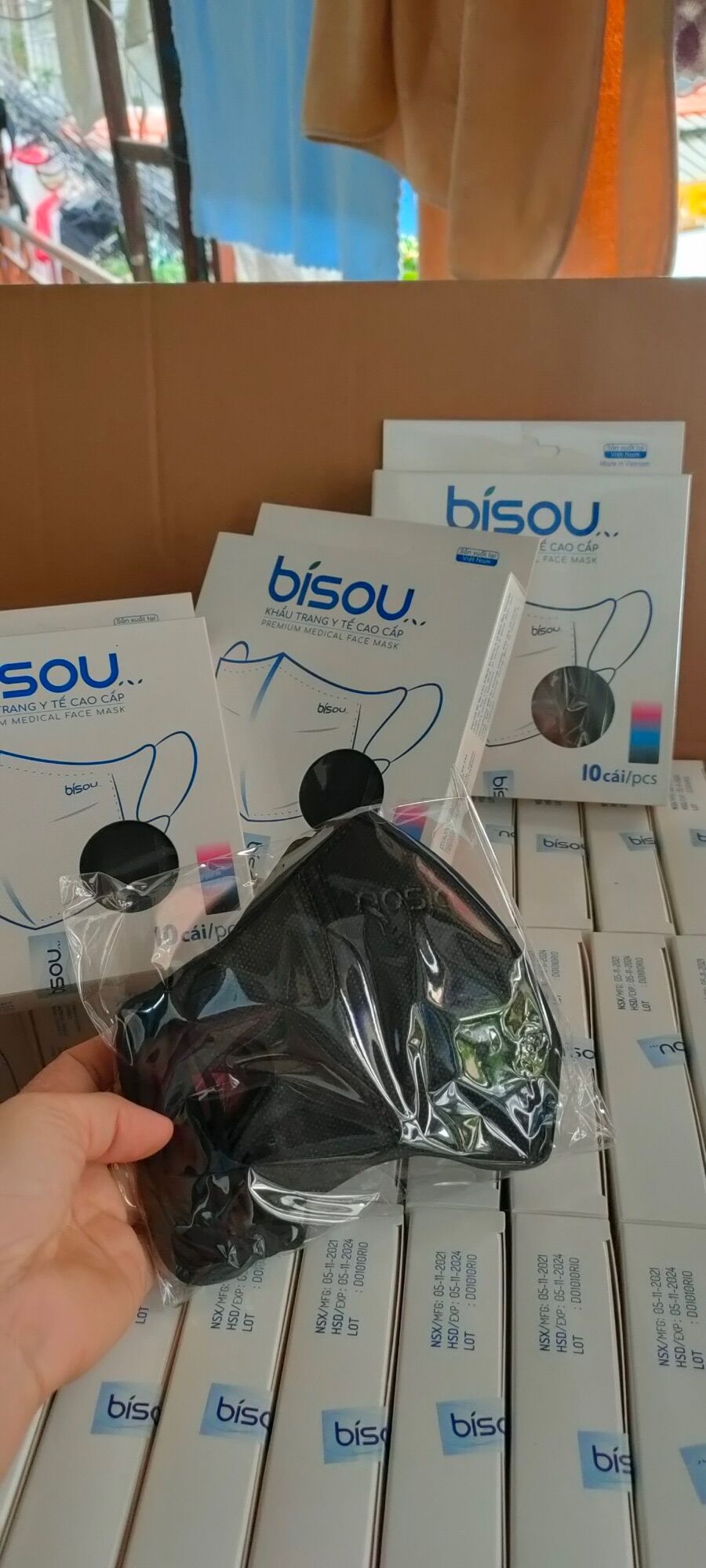 [HCM] KHẨU TRANG Y TẾ CAO CẤP 5D MASK BISOU ( hộp 10 cái)