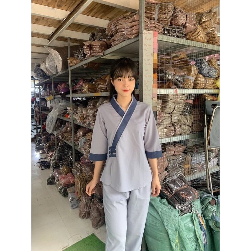 [HCM]Đồ lam đi chùa - Xéo 3 Nút kate