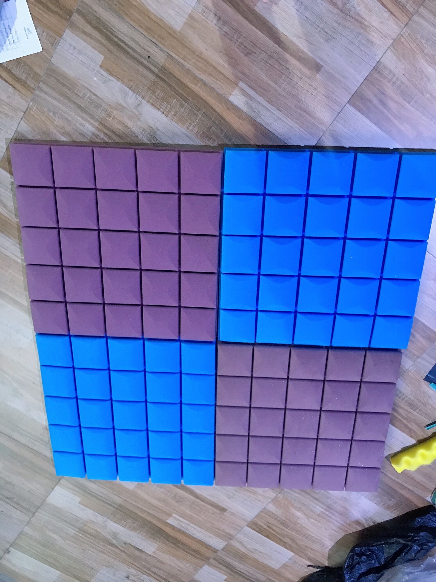 1 TẤM MÚT TIÊU ÂM ĐẦU NẤM KT 50X 50x5cm HÀNG CHỐNG CHÁY ĐỦ MÀU( XANH, HỒNG, GHI, ĐEN, ĐỎ, TÍM)