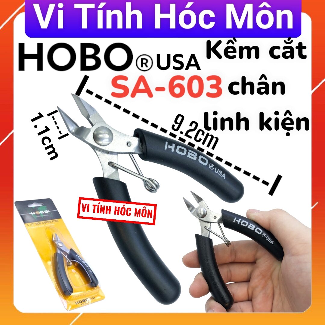 Kềm cắt hobo SA-603 siêu bén, kìm cắt chân linh kiện hobo usa
