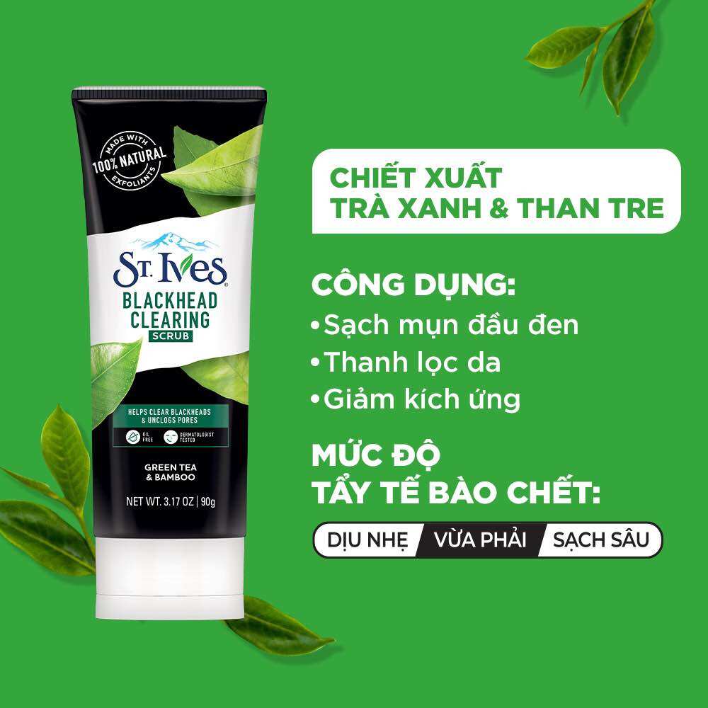 Sữa rửa mặt tẩy tế bào chết st ives 90g
