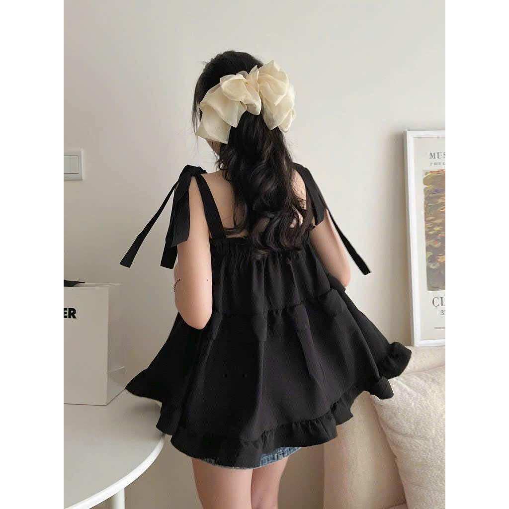 Áo Hai Dây Tầng Cột Dây Bèo