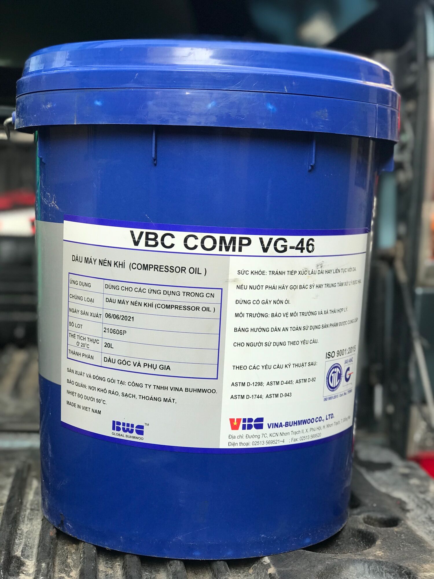Dầu máy nén khí COMPRESSOR VG46