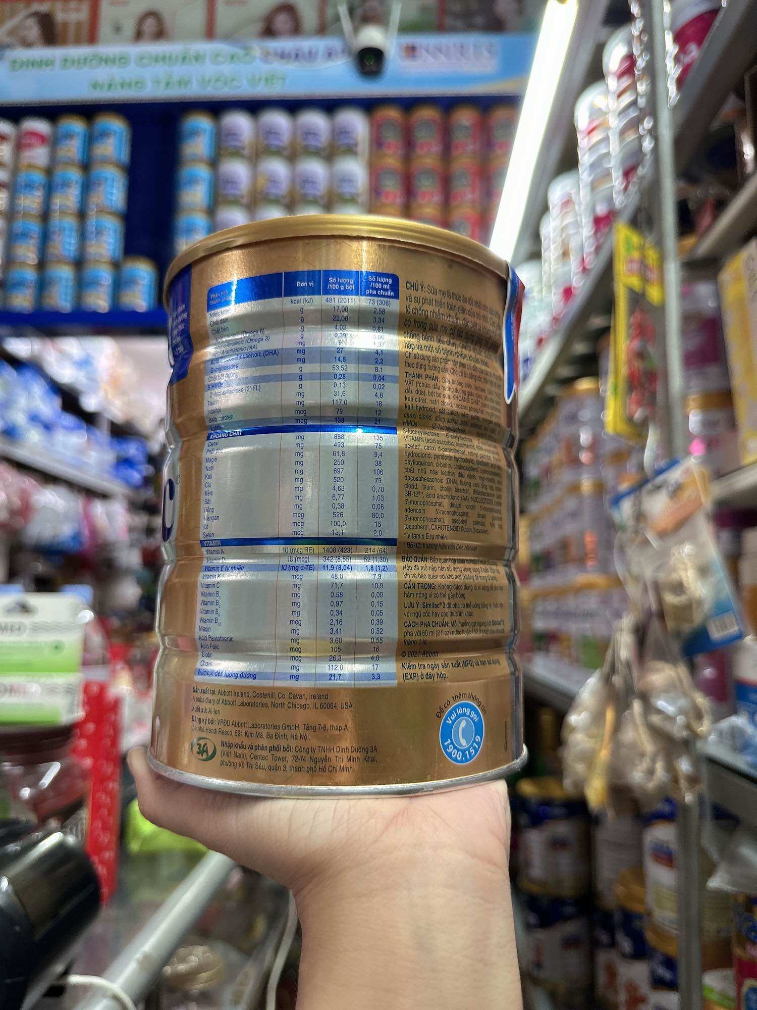 [Mẫu Mới ] Sữa Similac IQ HMO Số 1+ Cho Trẻ 1-2 Tuổi, 900g