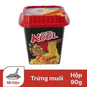 Thùng 6/ 12 hộp mì trộn trứng muối cung đình kool hộp 90g 80999