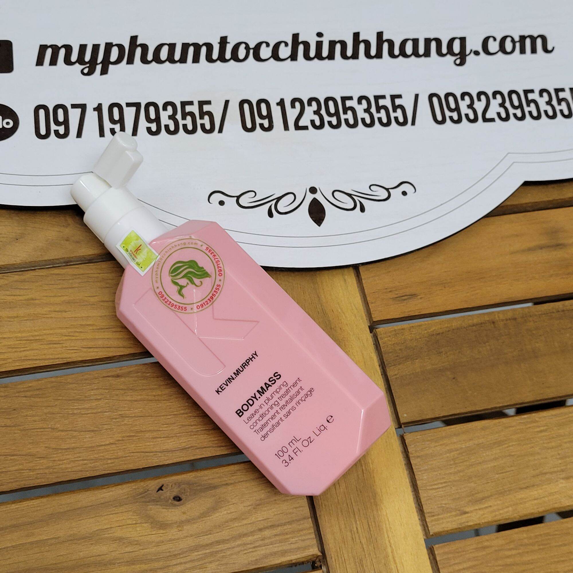 0tinh dầu xịt mọc tóc kevin murphy body mass 100ml