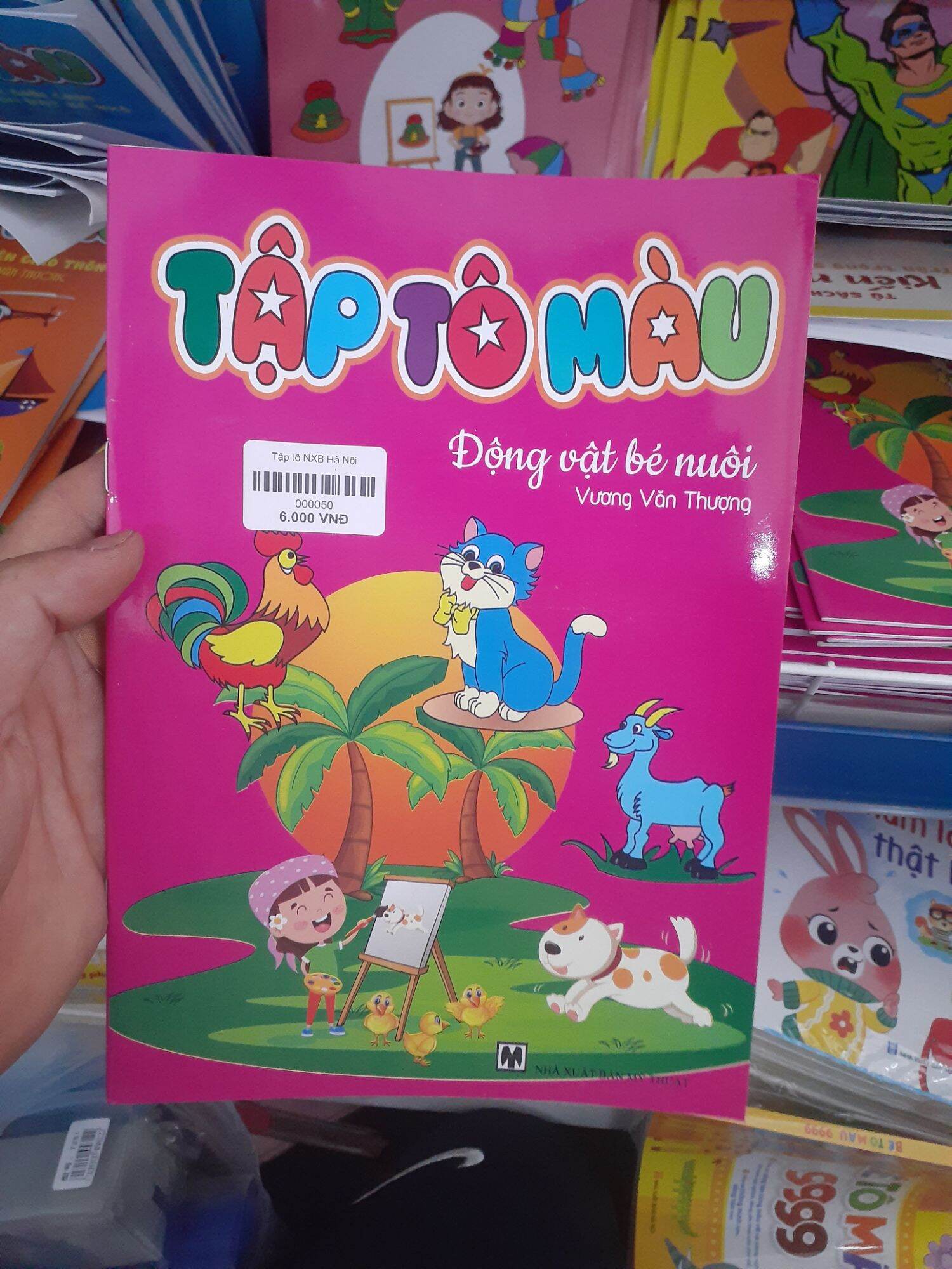 Tập tô màu cho bé nhiều chủ đề