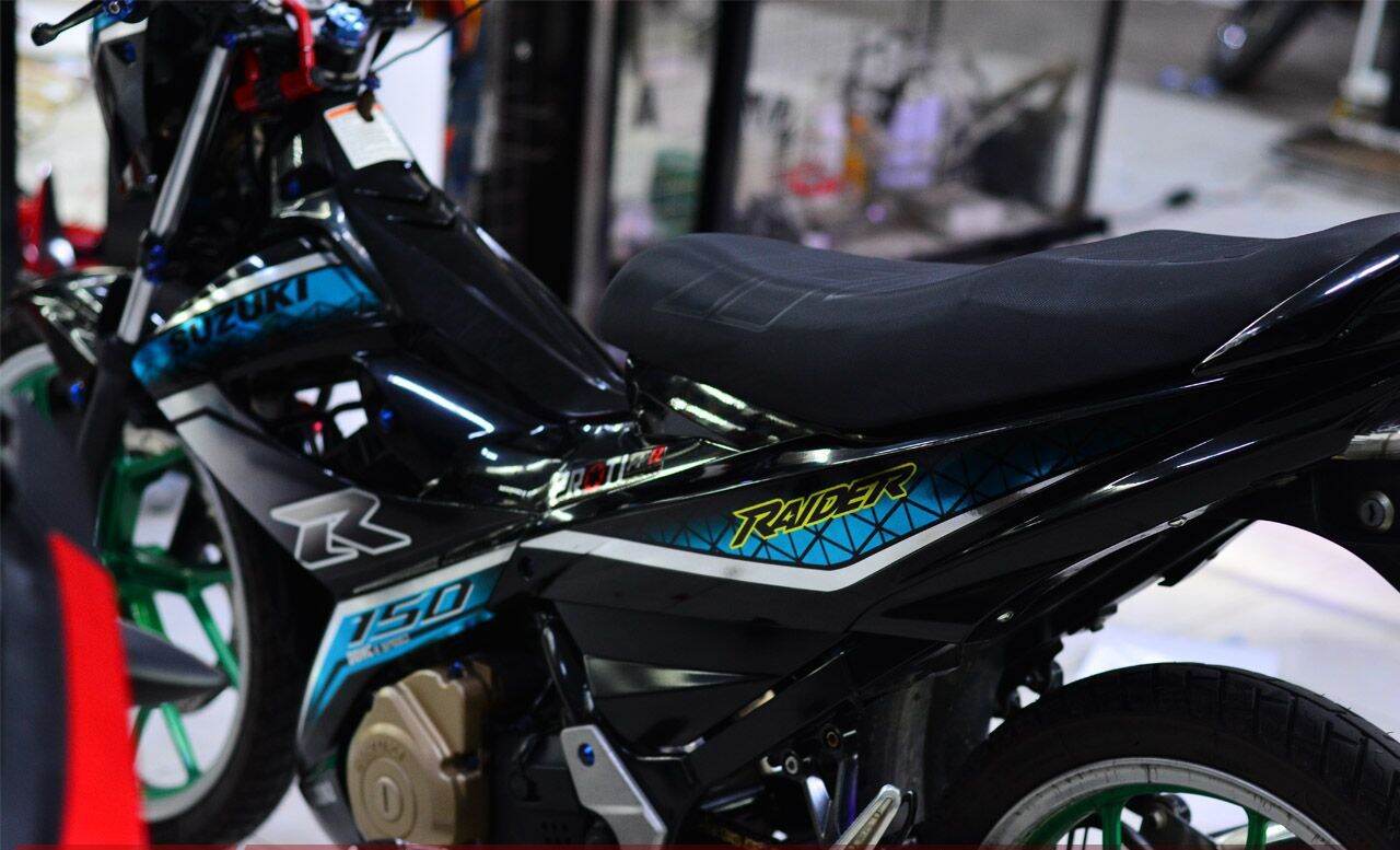 tem rời raider đen - decal huyền trân