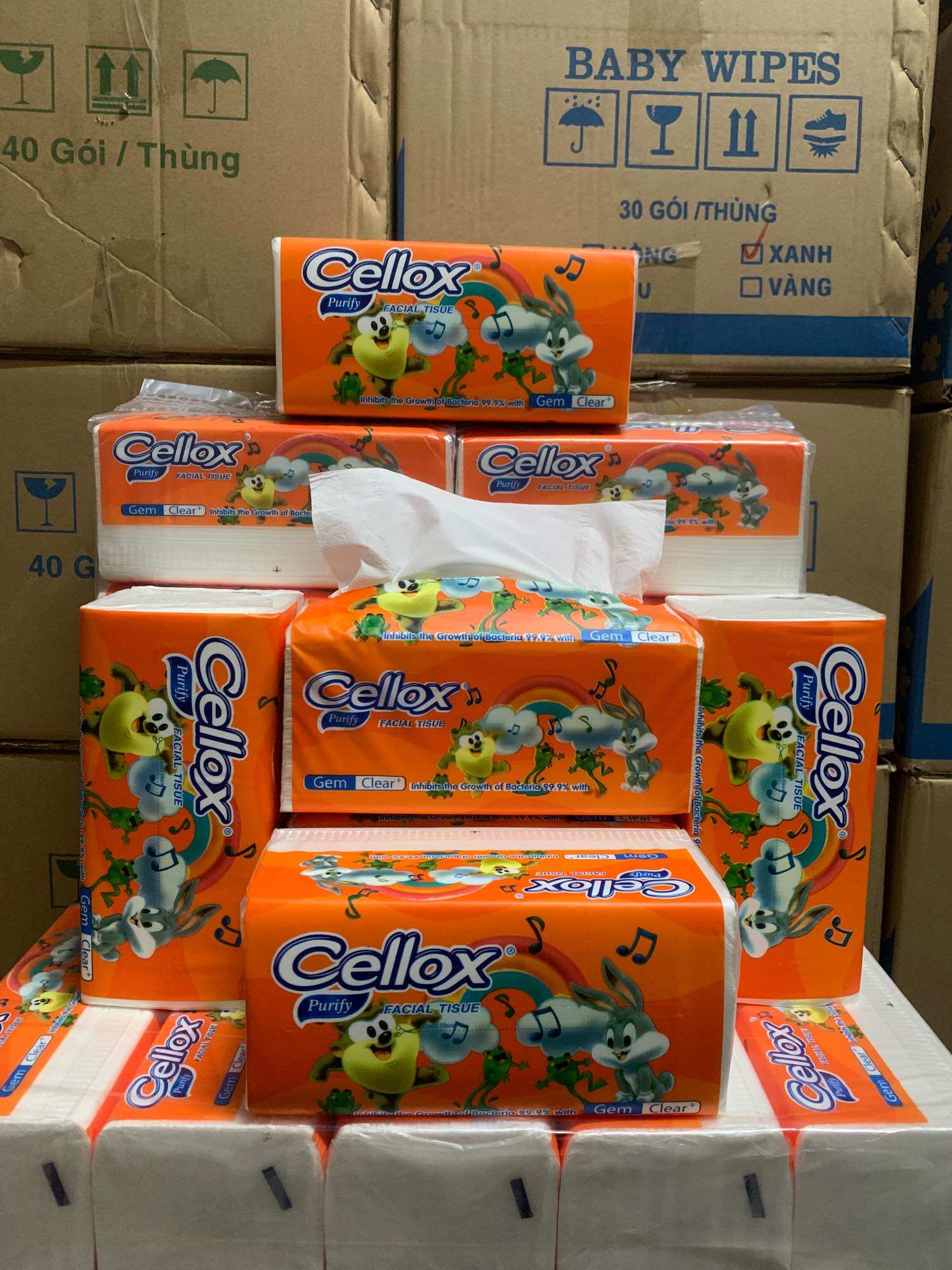 GIẤY RÚT LỤA CAO CẤP CELLOX 260 TỜ 3 LỚP [ GIẤY THÁI]MỀM MỊN VÀ DAI