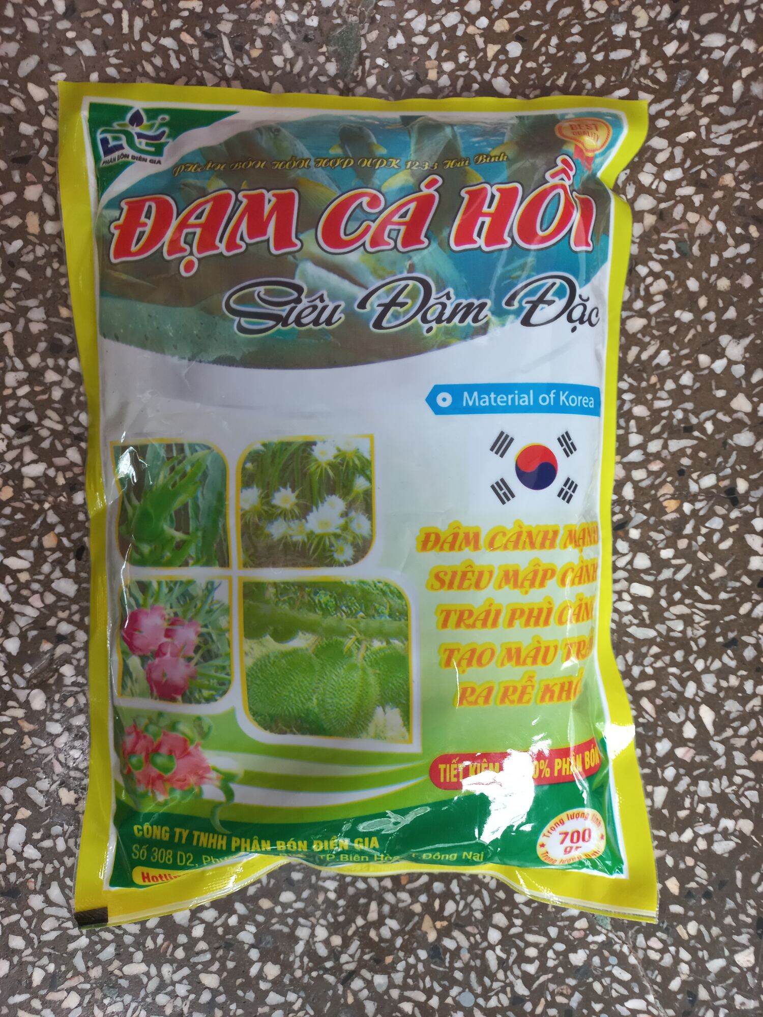 Phân bón hỗn hợp npk 12-3-3 đạm cá hồi 700g