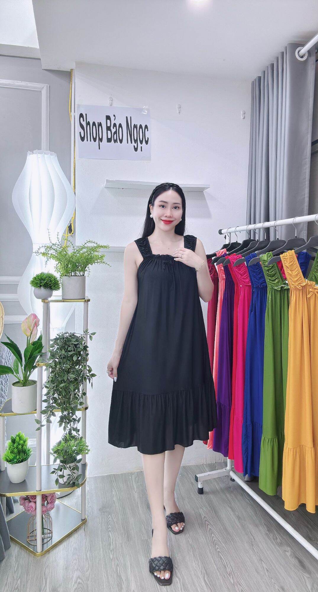 (Size 40-95kg) Đầm ngủ thun lạnh