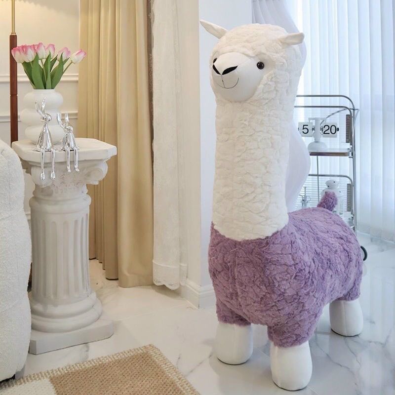LACASA children's Alpaca toy chair, soft cotton mattress, iron frame, modern high-end imported goods - 2