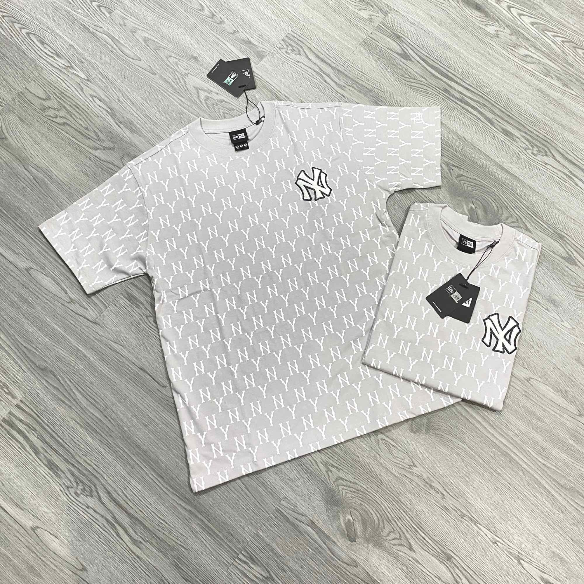 Áo thun New Era Monogram NY xám